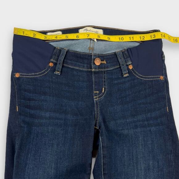 Madewell Maternity Side-Panel Skinny Jeans in Woodland Wash Size 25 - Picture 8 of 9